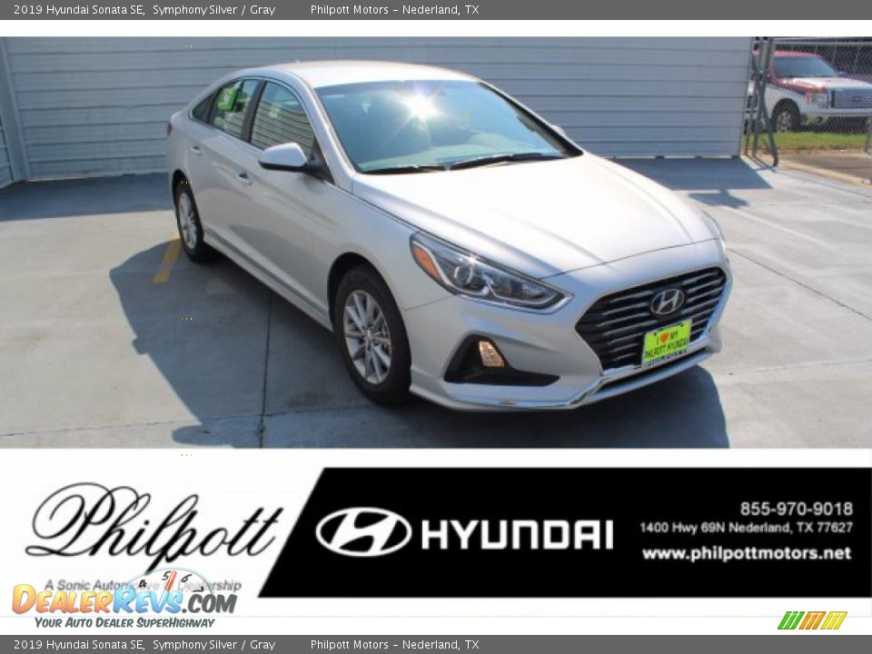 2019 Hyundai Sonata SE Symphony Silver / Gray Photo #1