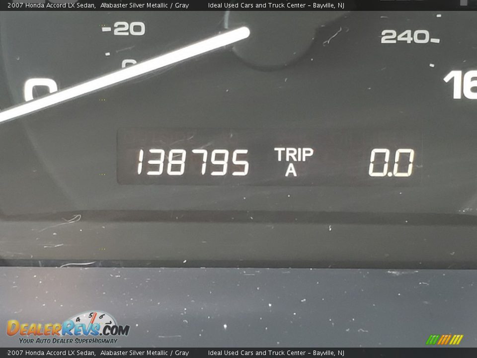 2007 Honda Accord LX Sedan Alabaster Silver Metallic / Gray Photo #16