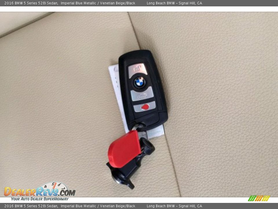 2016 BMW 5 Series 528i Sedan Imperial Blue Metallic / Venetian Beige/Black Photo #11