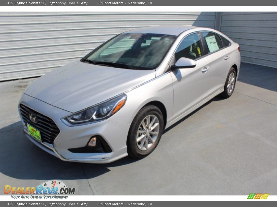2019 Hyundai Sonata SE Symphony Silver / Gray Photo #4