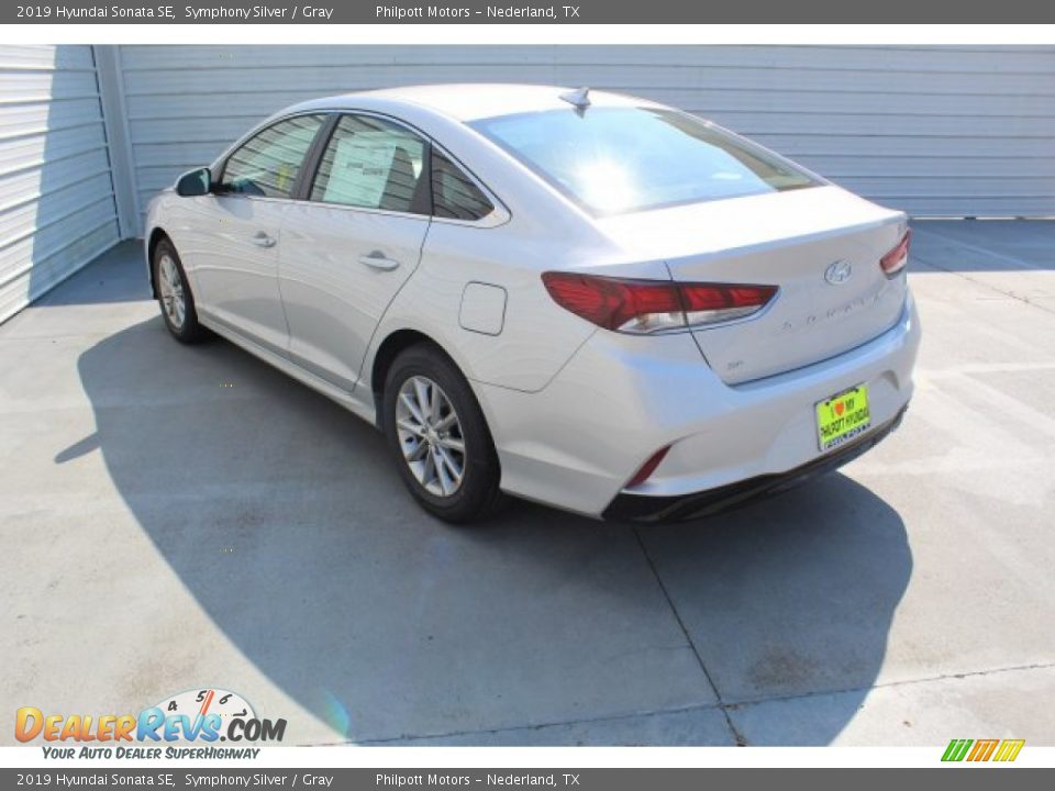 2019 Hyundai Sonata SE Symphony Silver / Gray Photo #6