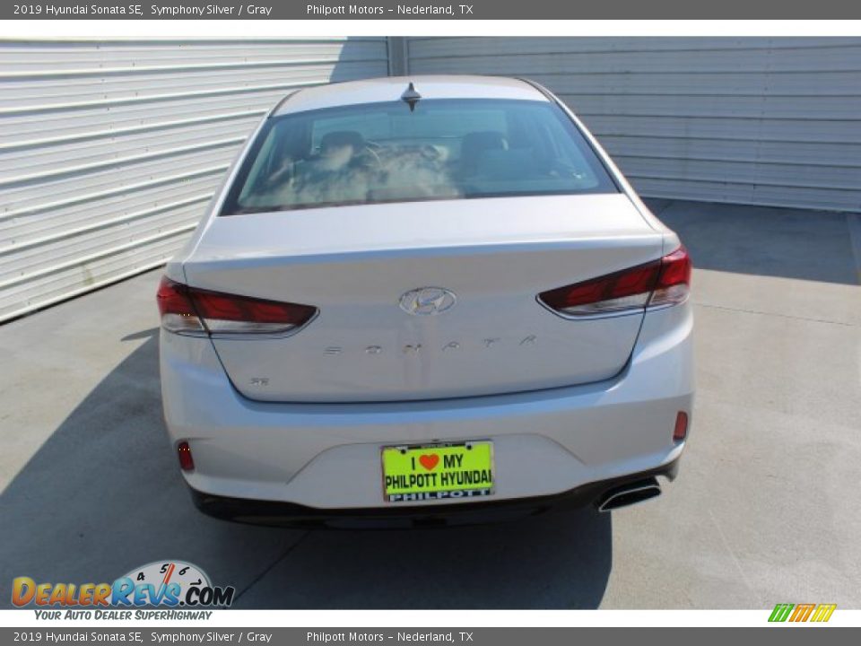 2019 Hyundai Sonata SE Symphony Silver / Gray Photo #7