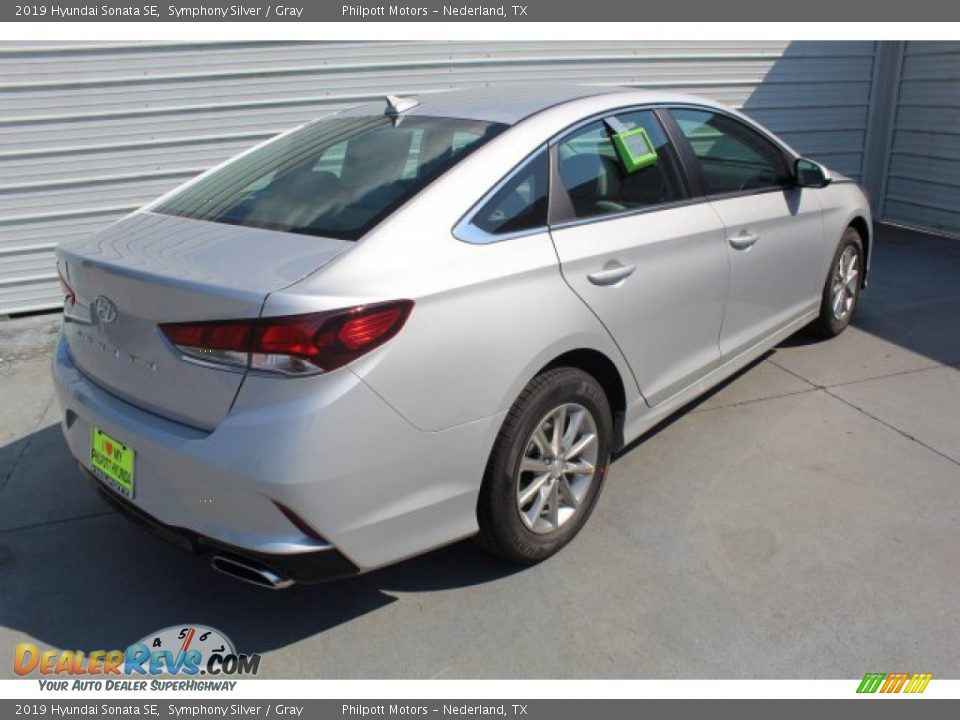 2019 Hyundai Sonata SE Symphony Silver / Gray Photo #8