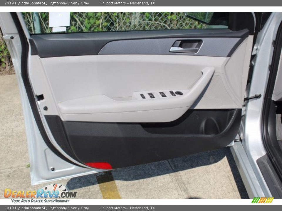 2019 Hyundai Sonata SE Symphony Silver / Gray Photo #9