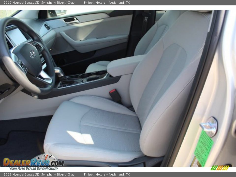 2019 Hyundai Sonata SE Symphony Silver / Gray Photo #10