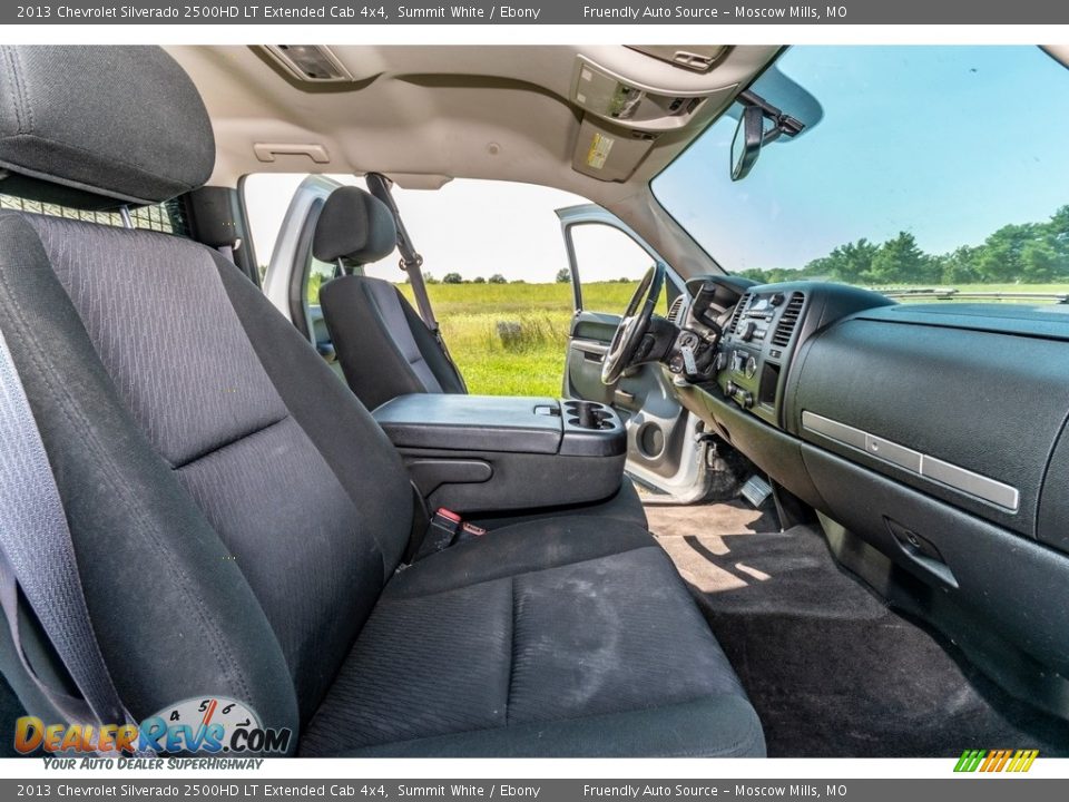 2013 Chevrolet Silverado 2500HD LT Extended Cab 4x4 Summit White / Ebony Photo #33