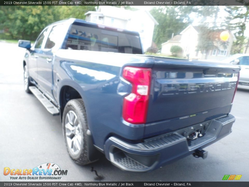 2019 Chevrolet Silverado 1500 RST Crew Cab 4WD Northsky Blue Metallic / Jet Black Photo #9