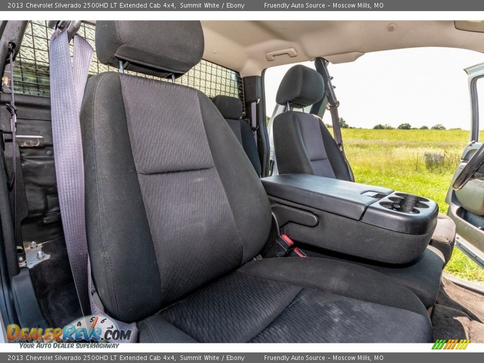 2013 Chevrolet Silverado 2500HD LT Extended Cab 4x4 Summit White / Ebony Photo #34