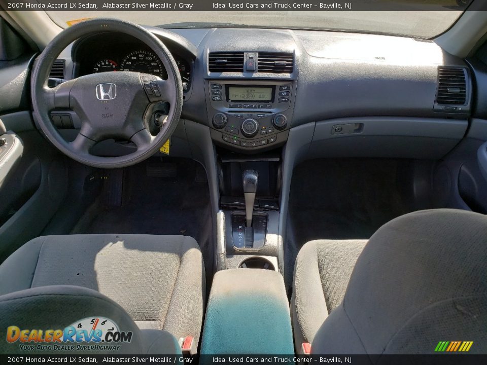 2007 Honda Accord LX Sedan Alabaster Silver Metallic / Gray Photo #20