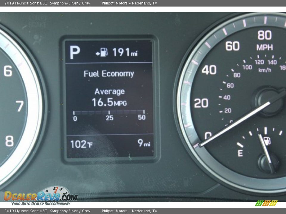 2019 Hyundai Sonata SE Symphony Silver / Gray Photo #14