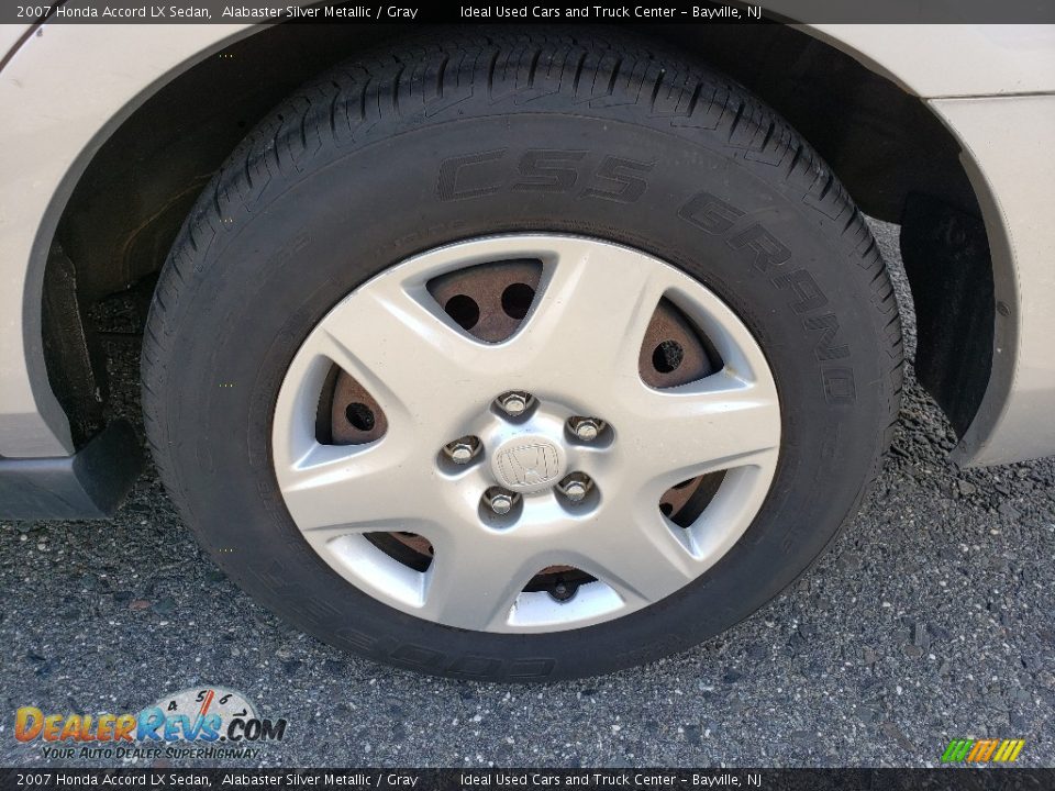 2007 Honda Accord LX Sedan Alabaster Silver Metallic / Gray Photo #22