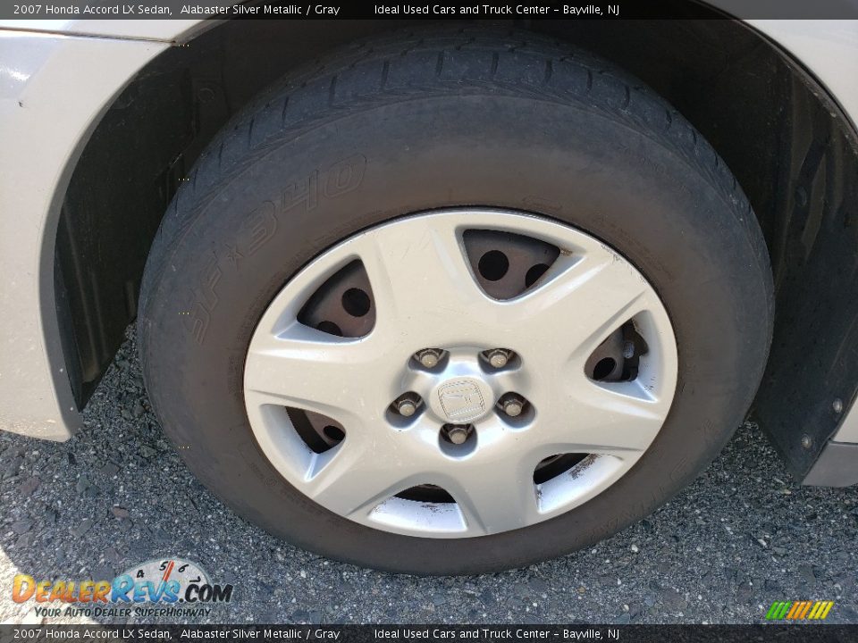 2007 Honda Accord LX Sedan Alabaster Silver Metallic / Gray Photo #23