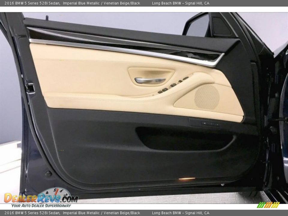 2016 BMW 5 Series 528i Sedan Imperial Blue Metallic / Venetian Beige/Black Photo #21