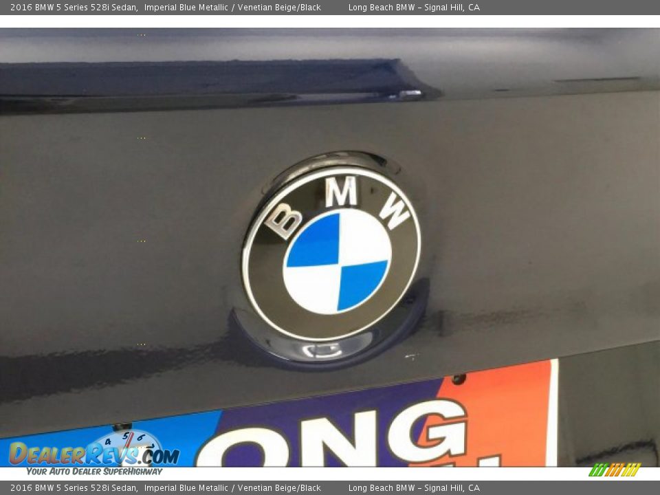 2016 BMW 5 Series 528i Sedan Imperial Blue Metallic / Venetian Beige/Black Photo #23