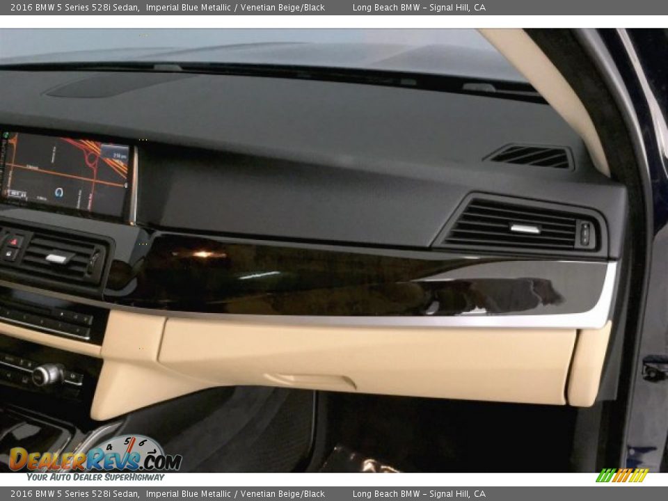 2016 BMW 5 Series 528i Sedan Imperial Blue Metallic / Venetian Beige/Black Photo #24