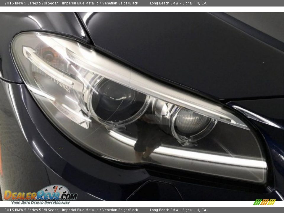 2016 BMW 5 Series 528i Sedan Imperial Blue Metallic / Venetian Beige/Black Photo #28