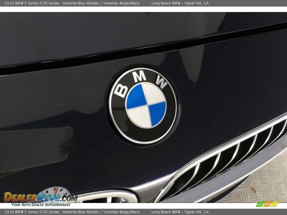 2016 BMW 5 Series 528i Sedan Imperial Blue Metallic / Venetian Beige/Black Photo #29