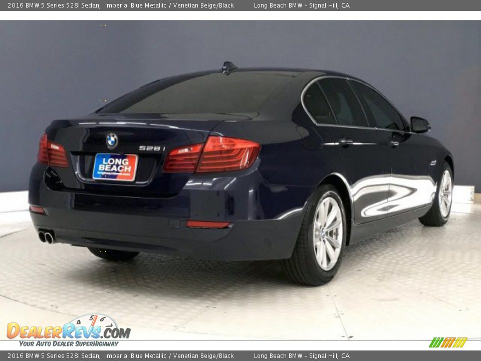 2016 BMW 5 Series 528i Sedan Imperial Blue Metallic / Venetian Beige/Black Photo #30