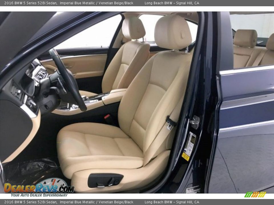 2016 BMW 5 Series 528i Sedan Imperial Blue Metallic / Venetian Beige/Black Photo #32