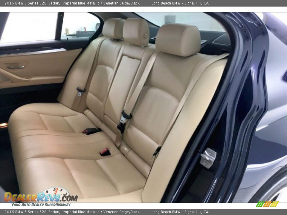 2016 BMW 5 Series 528i Sedan Imperial Blue Metallic / Venetian Beige/Black Photo #33
