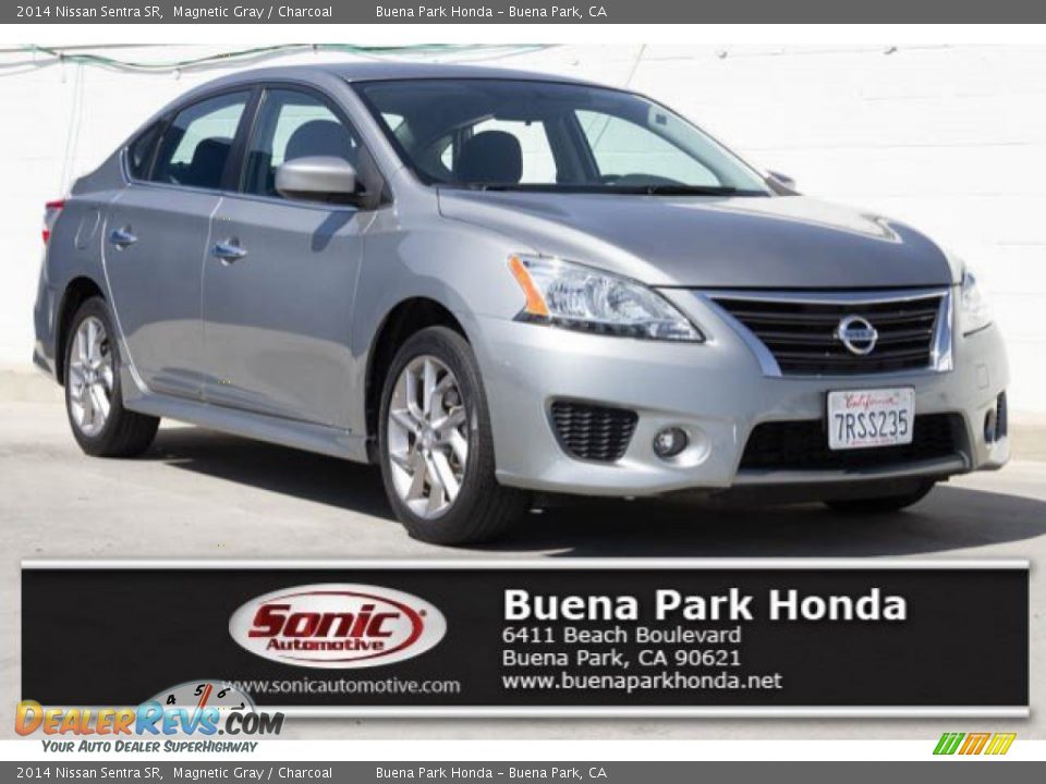 2014 Nissan Sentra SR Magnetic Gray / Charcoal Photo #1