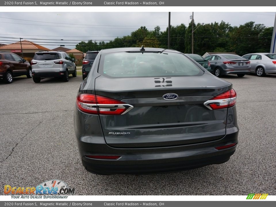 2020 Ford Fusion S Magnetic Metallic / Ebony Stone Photo #4
