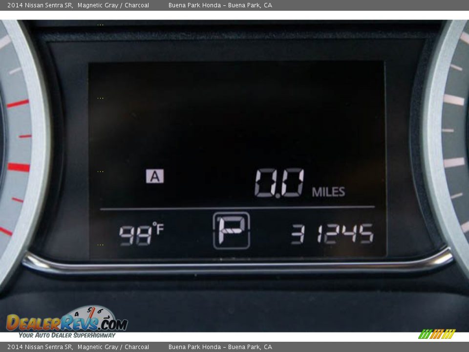 2014 Nissan Sentra SR Magnetic Gray / Charcoal Photo #6