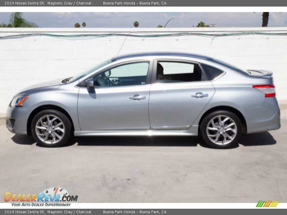 2014 Nissan Sentra SR Magnetic Gray / Charcoal Photo #8