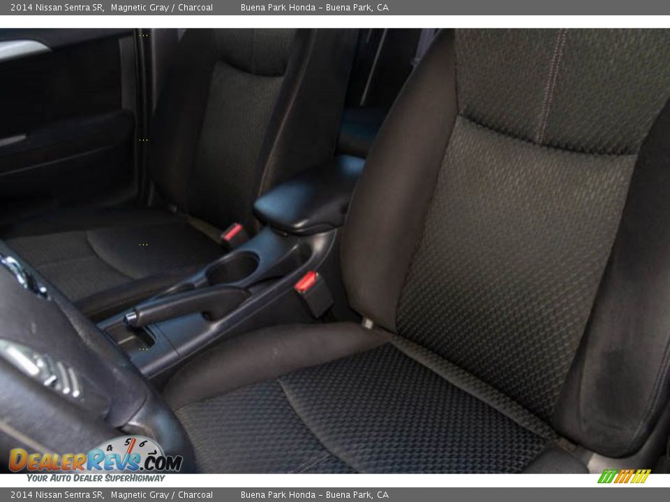 2014 Nissan Sentra SR Magnetic Gray / Charcoal Photo #14