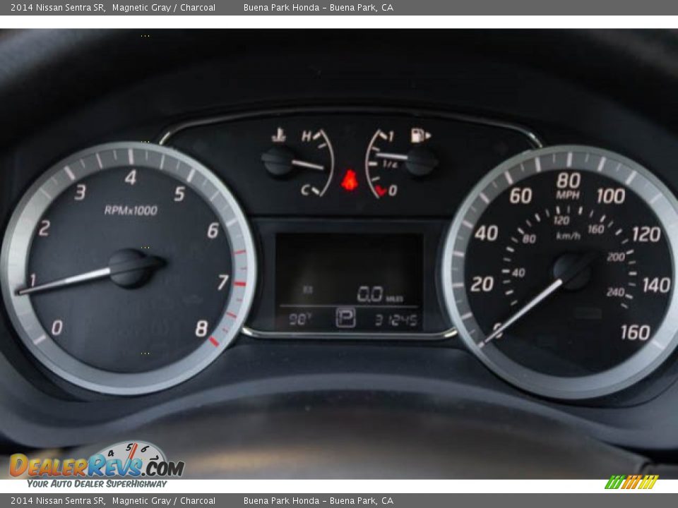 2014 Nissan Sentra SR Magnetic Gray / Charcoal Photo #20