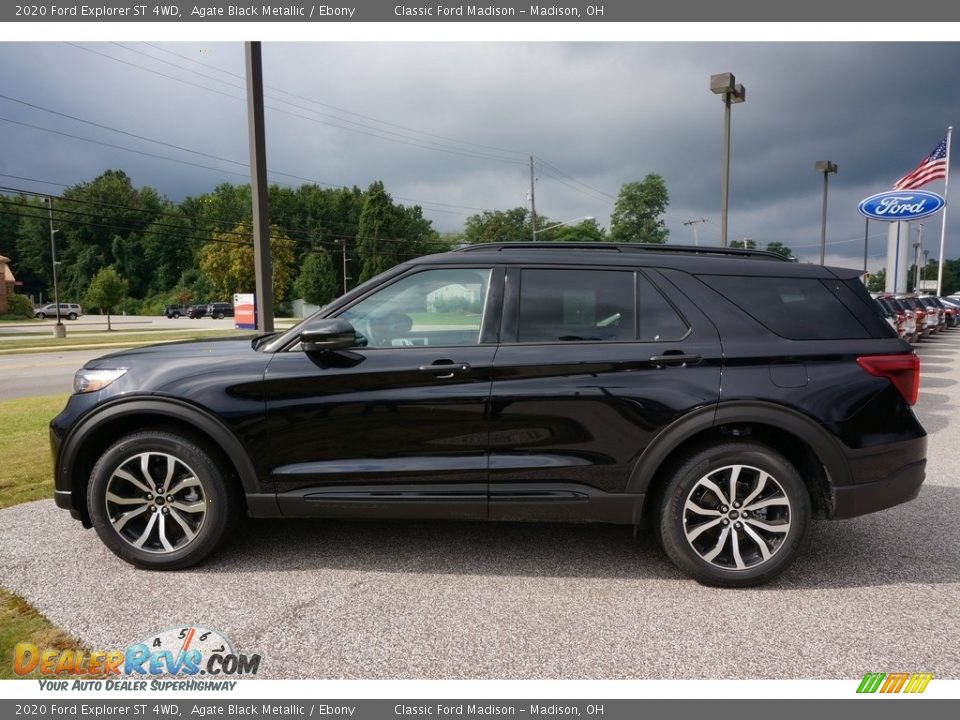 Agate Black Metallic 2020 Ford Explorer ST 4WD Photo #2