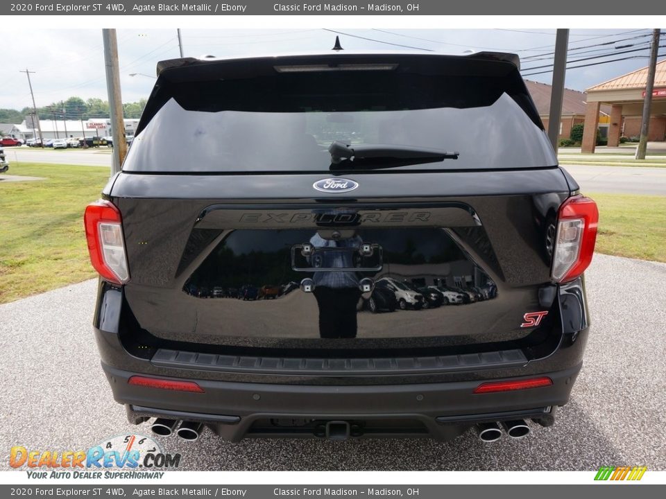 2020 Ford Explorer ST 4WD Agate Black Metallic / Ebony Photo #3