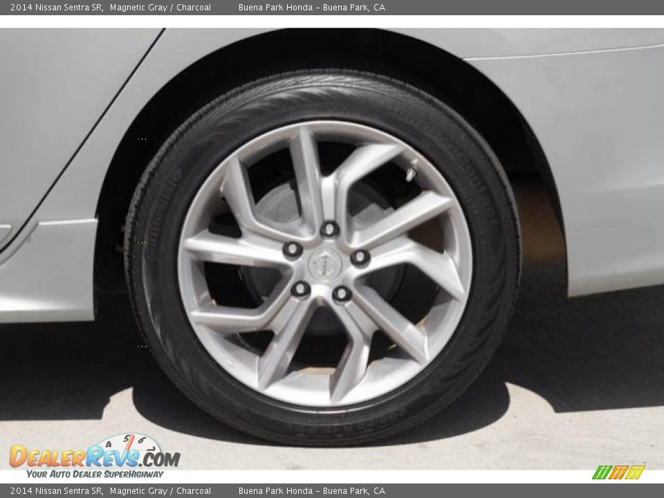 2014 Nissan Sentra SR Magnetic Gray / Charcoal Photo #28