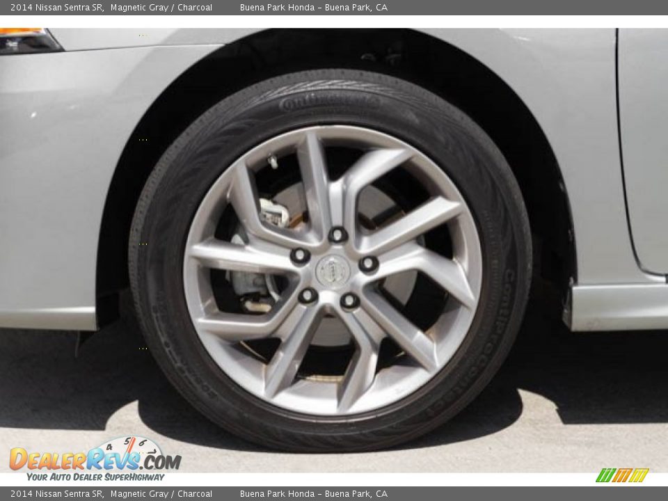2014 Nissan Sentra SR Magnetic Gray / Charcoal Photo #29