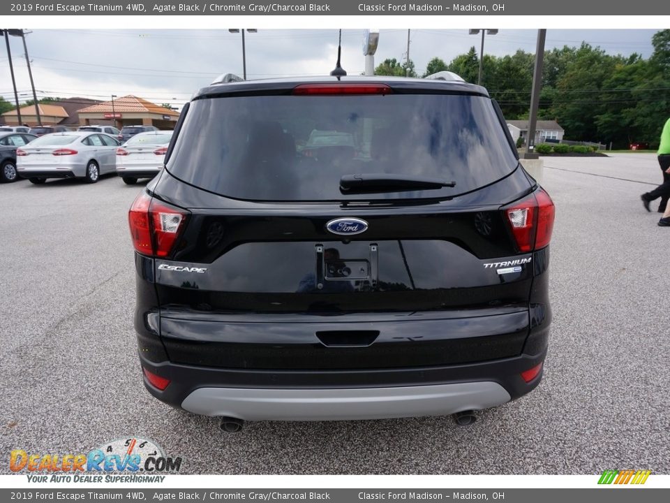 2019 Ford Escape Titanium 4WD Agate Black / Chromite Gray/Charcoal Black Photo #3