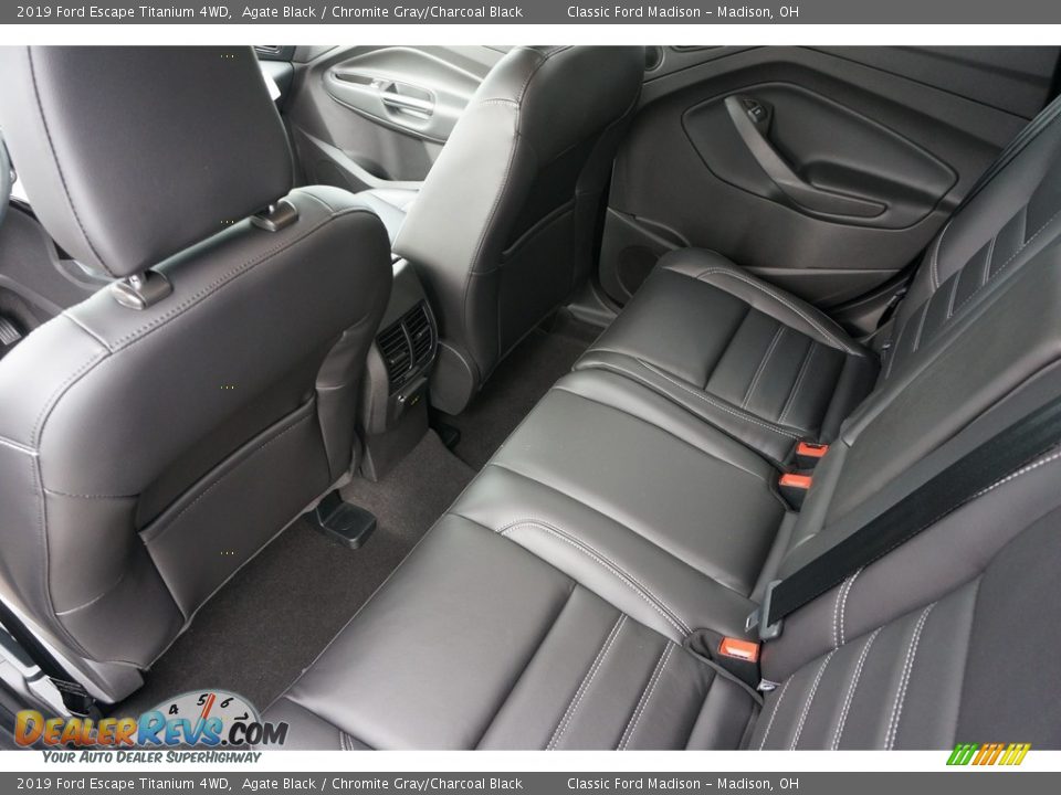 2019 Ford Escape Titanium 4WD Agate Black / Chromite Gray/Charcoal Black Photo #5