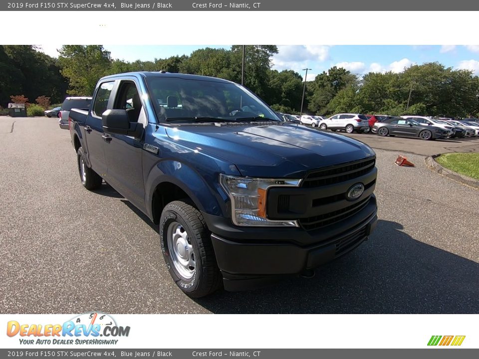 2019 Ford F150 STX SuperCrew 4x4 Blue Jeans / Black Photo #1
