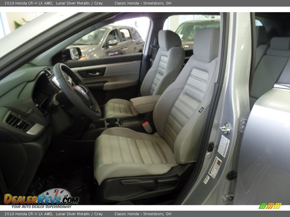 2019 Honda CR-V LX AWD Lunar Silver Metallic / Gray Photo #8