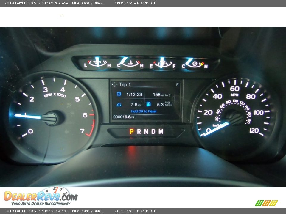 2019 Ford F150 STX SuperCrew 4x4 Blue Jeans / Black Photo #13