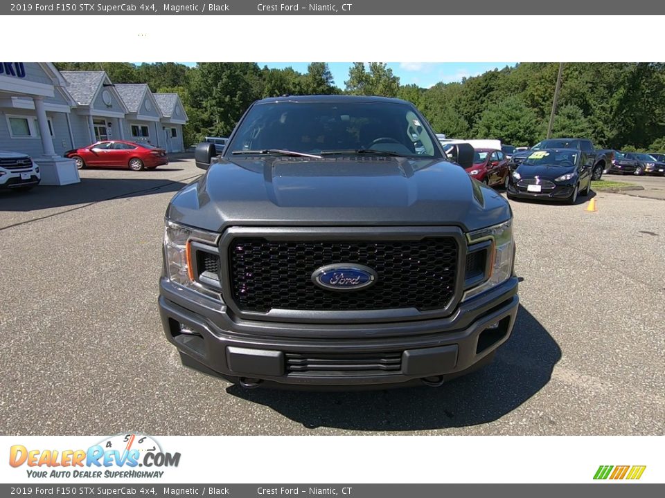 2019 Ford F150 STX SuperCab 4x4 Magnetic / Black Photo #2