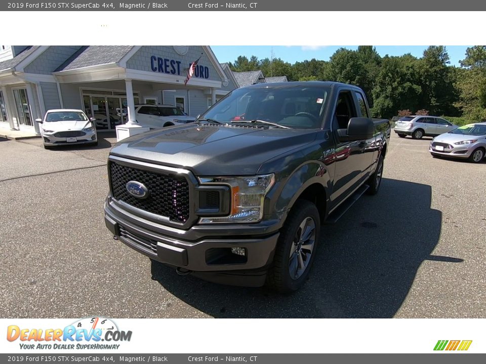 2019 Ford F150 STX SuperCab 4x4 Magnetic / Black Photo #3