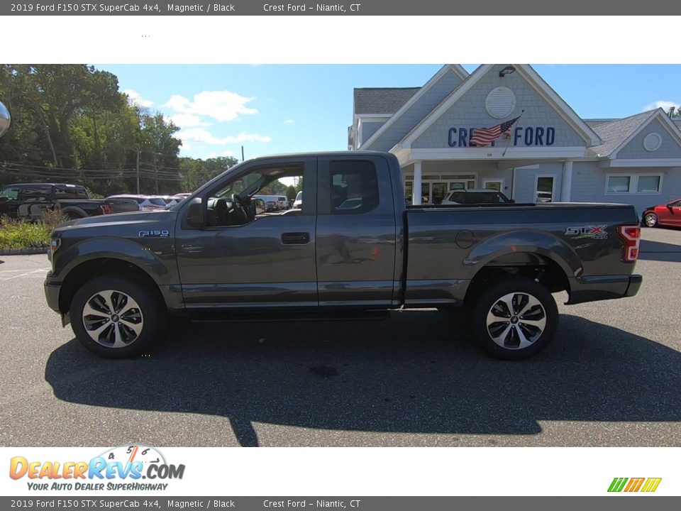 2019 Ford F150 STX SuperCab 4x4 Magnetic / Black Photo #4