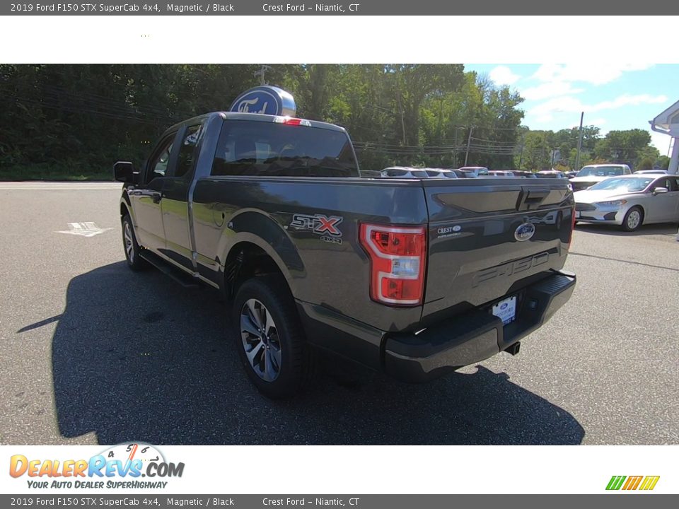 2019 Ford F150 STX SuperCab 4x4 Magnetic / Black Photo #5