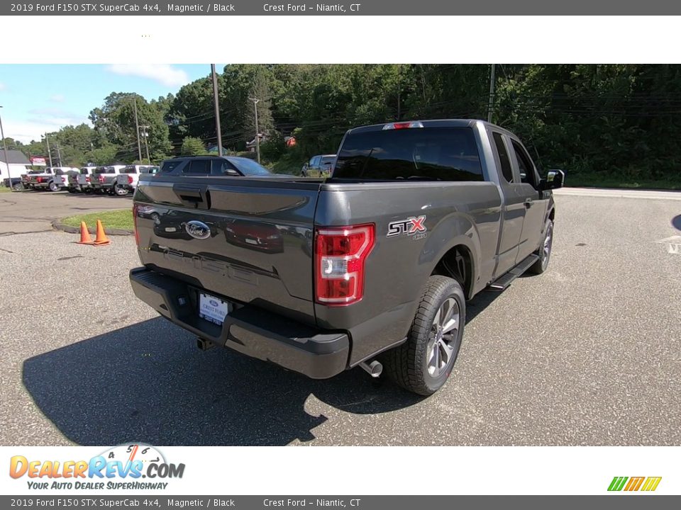 2019 Ford F150 STX SuperCab 4x4 Magnetic / Black Photo #7