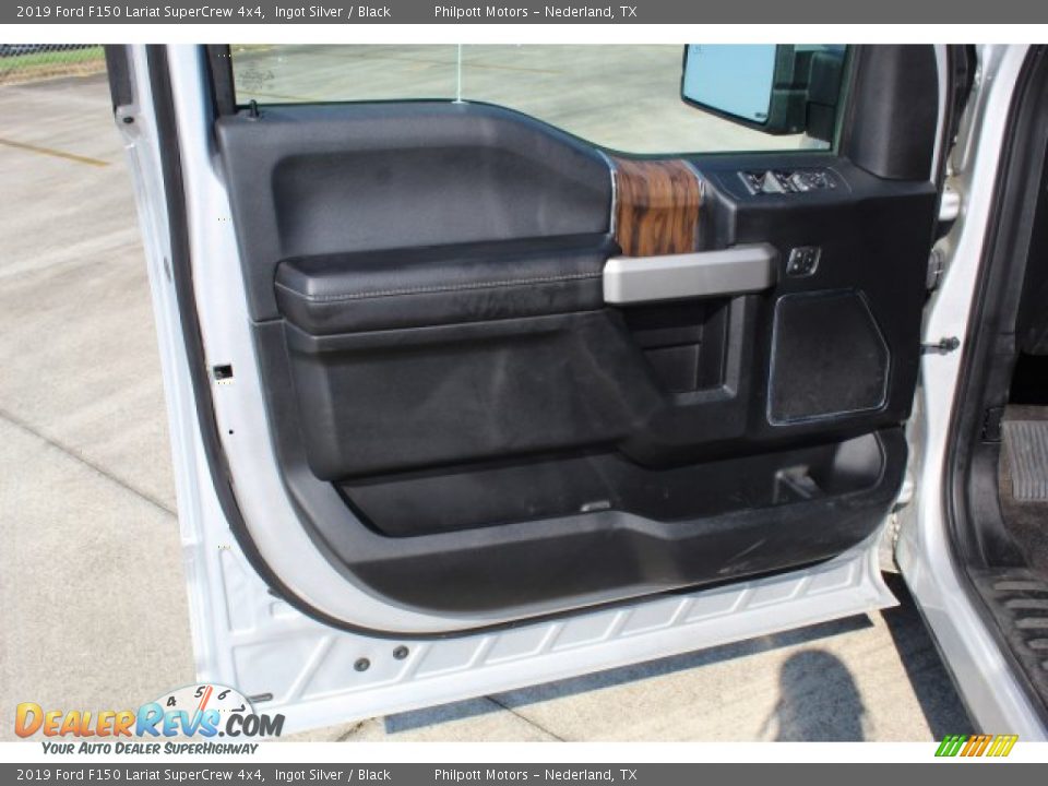2019 Ford F150 Lariat SuperCrew 4x4 Ingot Silver / Black Photo #8