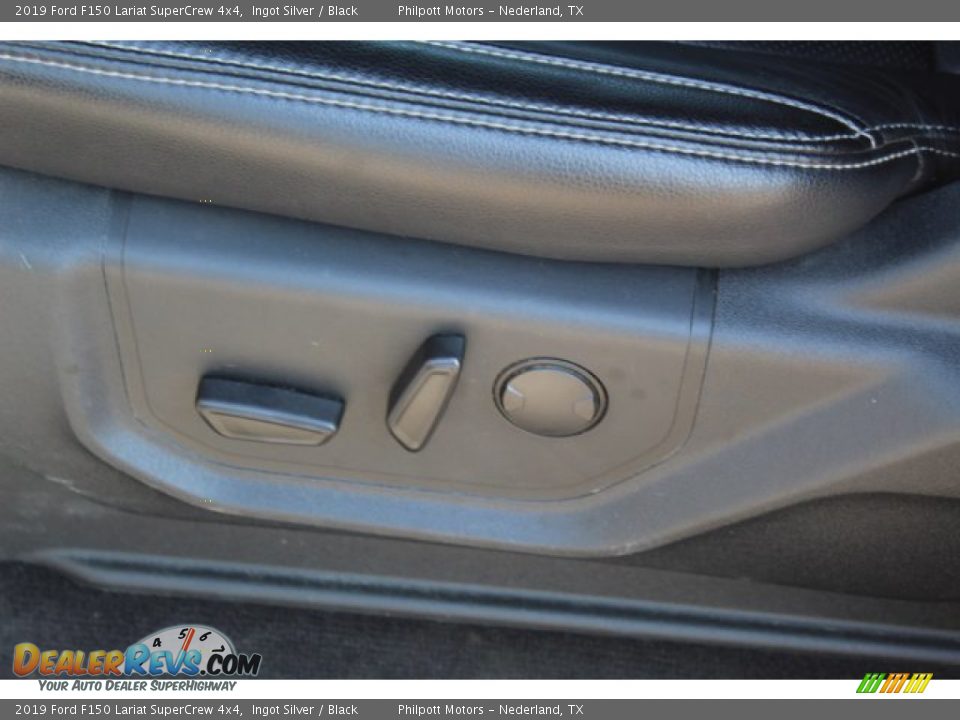 2019 Ford F150 Lariat SuperCrew 4x4 Ingot Silver / Black Photo #10