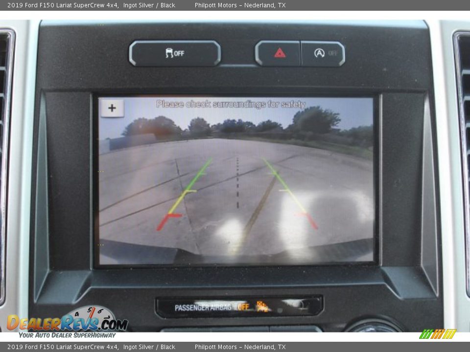 2019 Ford F150 Lariat SuperCrew 4x4 Ingot Silver / Black Photo #17