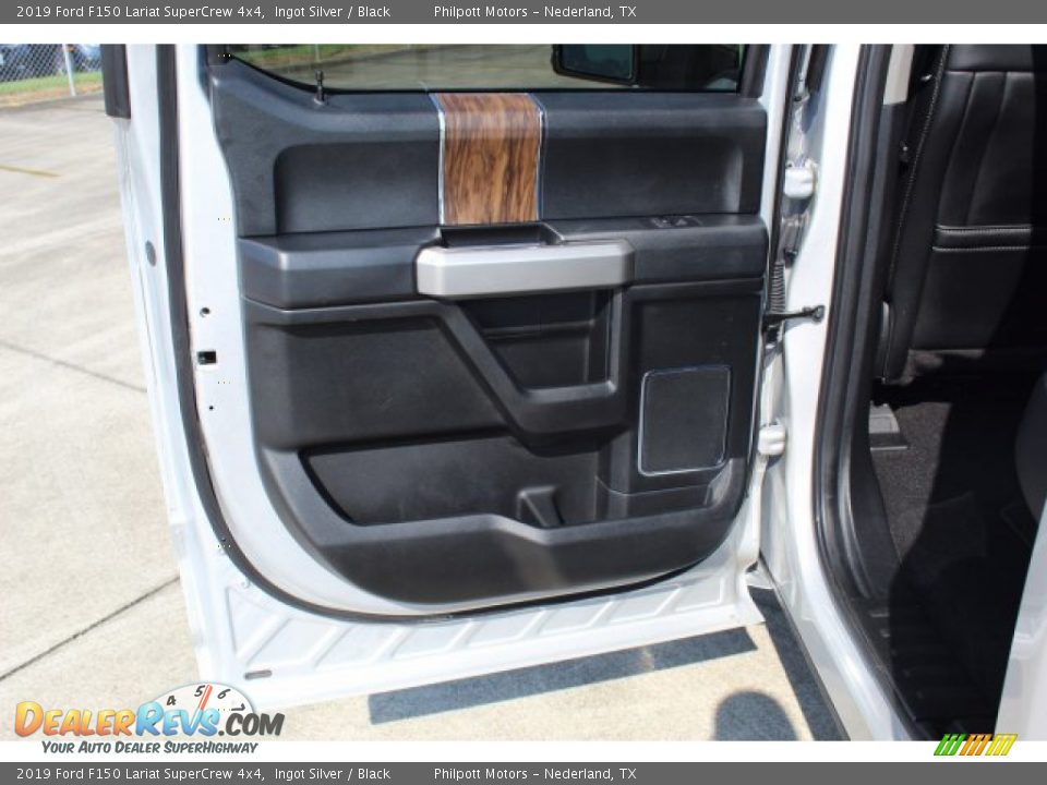 2019 Ford F150 Lariat SuperCrew 4x4 Ingot Silver / Black Photo #18