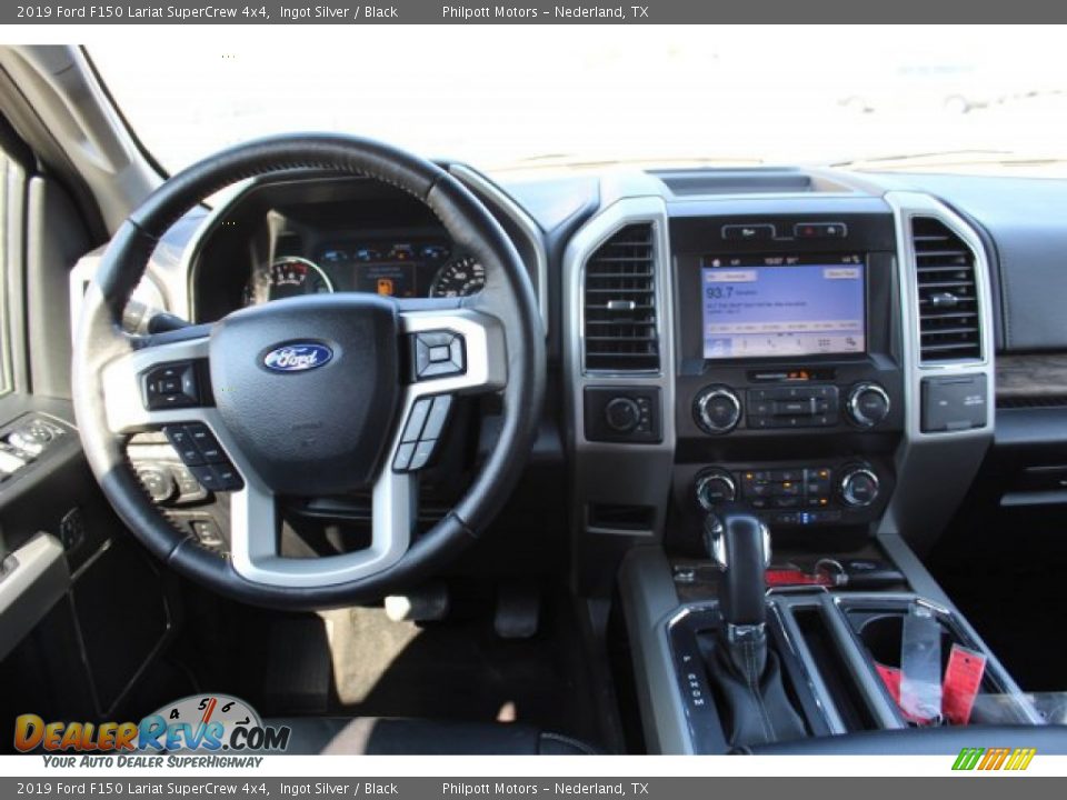 2019 Ford F150 Lariat SuperCrew 4x4 Ingot Silver / Black Photo #20