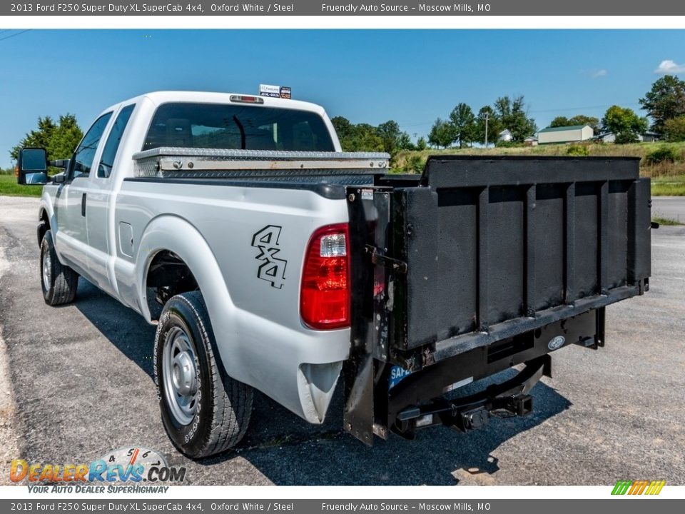 2013 Ford F250 Super Duty XL SuperCab 4x4 Oxford White / Steel Photo #6